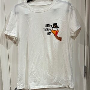 Happy Turkey Day White T-Shirt